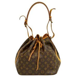 Louis Vuitton Petit Noe Monogram Shoulder Bag Brown M42226 | AlmaBagz