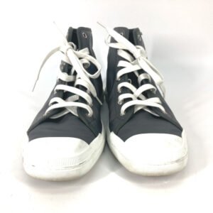 HERMES sneakers Nylon gray laces shoes shoes Express mens 40.5 Used | AlmaBagz
