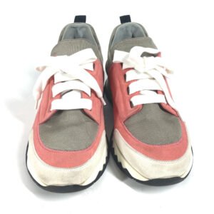 HERMES sneakers suede pink Stadium Women 35.5 Used | AlmaBagz