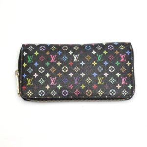 LOUIS VUITTON Long Wallet Purse M60243 Monogram multicolor Noir / Grunard Zip Around multicolor Zippy wallet Women Used | AlmaBagz