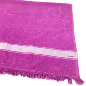 HERMES towel cotton purple Bath towel Interior Throw Blanket Yachting beach towel logo | AlmaBagz