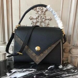 Louis Vuitton Double V Handbag Noir | AlmaBagz