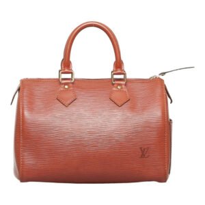 Louis Vuitton Brown Epi Speedy 25 Handbag M43013 | AlmaBagz