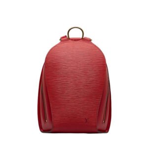 Louis Vuitton Epi Mabion Backpack M52237 Castilian Red Leather | AlmaBagz