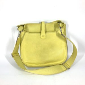 HERMES Shoulder Bag Epsom yellow Crossbody bag Evelyn 3 GM | AlmaBagz