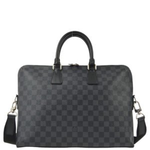 Louis Vuitton 2013 Damier Graphite Porte Documents Jour HandBag N48224 | AlmaBagz