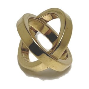 HERMES Scarf ring Other gold Gold Plated Accessories unisex(Unisex) Used | AlmaBagz