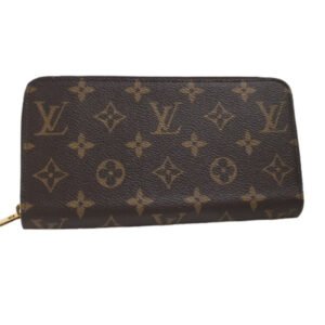 LOUIS VUITTON Long Wallet Purse M41895 Monogram canvas Fuchsia Zip Around Monogram Zippy wallet unisex(Unisex) Used | AlmaBagz