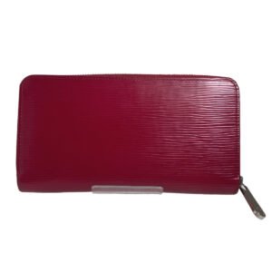 LOUIS VUITTON Long Wallet Purse M60305 Epi Leather Fuchsia Zip Around Epi Zippy wallet Women Used | AlmaBagz