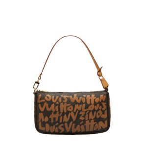 Louis Vuitton Monogram Graffiti Pochette Stephen Sprouse Handbag M92193 | AlmaBagz