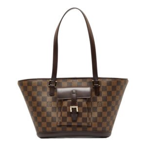 Louis Vuitton Damier Manosque PM Handbag Tote Bag N51121 Brown | AlmaBagz