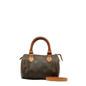 Louis Vuitton Monogram Mini Speedy Handbag Shoulder Bag 2WAY M41534 | AlmaBagz
