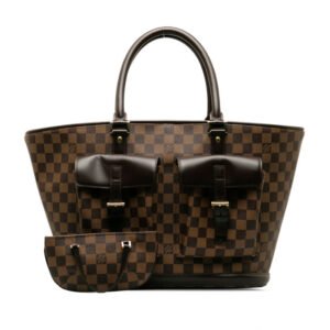 Louis Vuitton Damier Manosque GM Handbag N51120 Brown | AlmaBagz