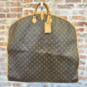 LOUIS VUITTON Brown Monogram Coated Canvas Garment Cover | AlmaBagz