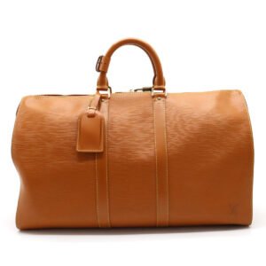 Louis Vuitton Epi Keepall 45 Travel Bag Zipang Gold M42978 | AlmaBagz