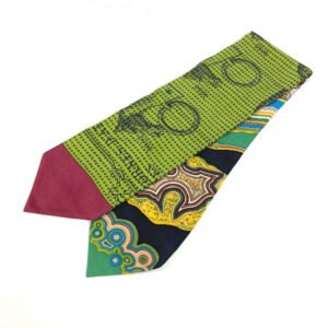 HERMES scarf silk green Twill up Women Used | AlmaBagz