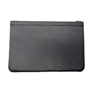 Gucci Vintage Black Leather Portfolio | AlmaBagz