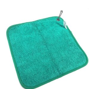 HERMES towel cotton green vintage Bird pattern Women Used | AlmaBagz