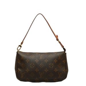 Louis Vuitton Monogram M51980 Shoulder Bag Leather Brown | AlmaBagz