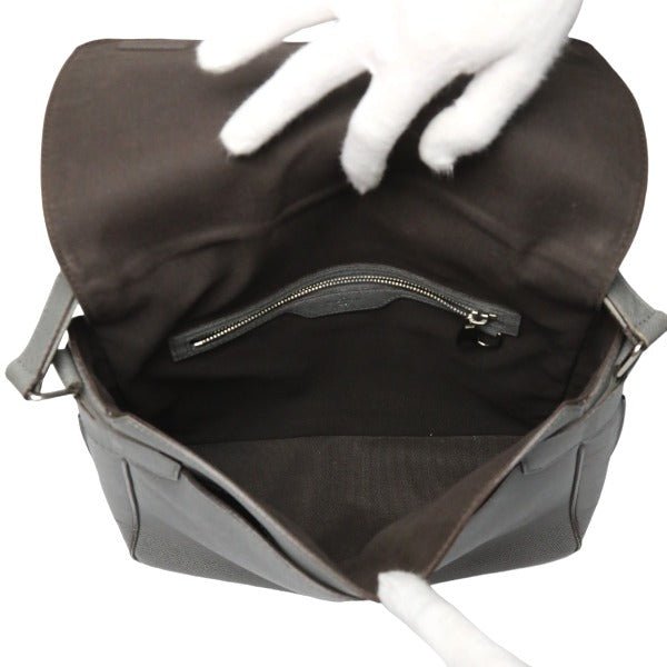 LOUIS VUITTON Shoulder Bag M32623 Taiga Leather gray Men's men's Taiga Roman MM mens Used | AlmaBagz - Image 13