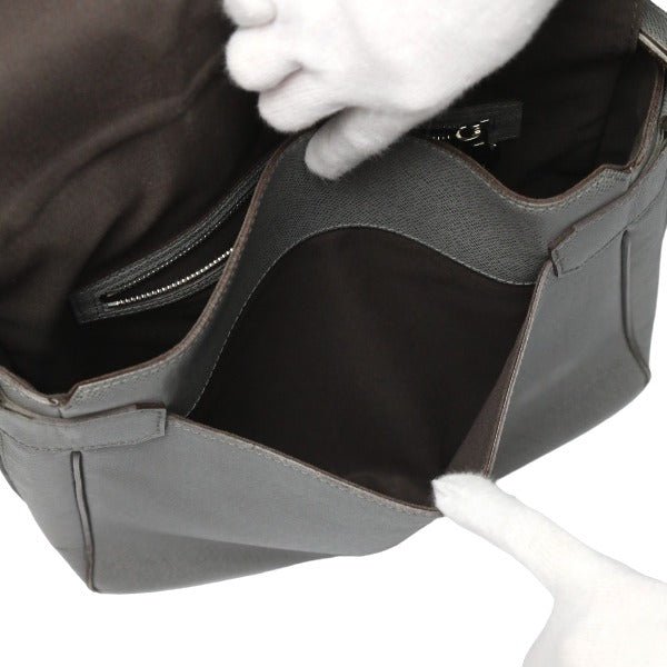 LOUIS VUITTON Shoulder Bag M32623 Taiga Leather gray Men's men's Taiga Roman MM mens Used | AlmaBagz - Image 15