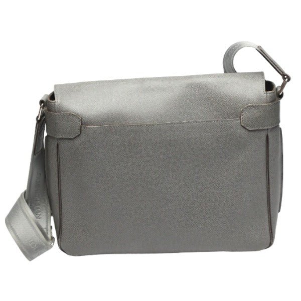 LOUIS VUITTON Shoulder Bag M32623 Taiga Leather gray Men's men's Taiga Roman MM mens Used | AlmaBagz - Image 2