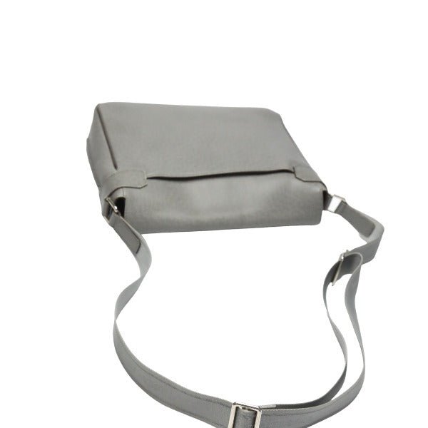 LOUIS VUITTON Shoulder Bag M32623 Taiga Leather gray Men's men's Taiga Roman MM mens Used | AlmaBagz - Image 5