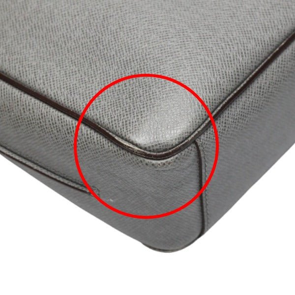 LOUIS VUITTON Shoulder Bag M32623 Taiga Leather gray Men's men's Taiga Roman MM mens Used | AlmaBagz - Image 8