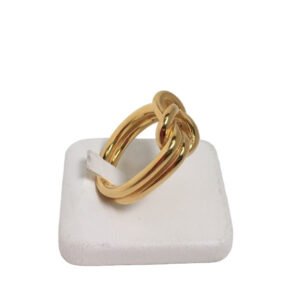 HERMES Scarf ring Other gold Accessories Head Women Used | AlmaBagz
