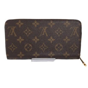 LOUIS VUITTON Long Wallet Purse M42616 Monogram canvas Brown Long Wallet Purse Monogram Zip Around unisex(Unisex) Used | AlmaBagz