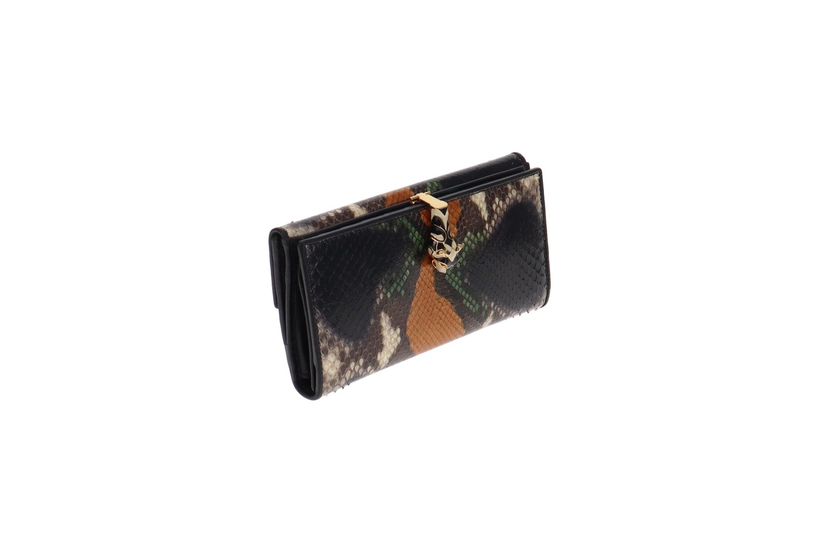 Gucci PythonTiger Head Wallet | AlmaBagz