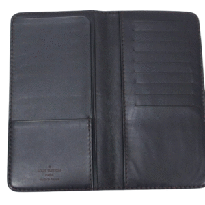 Louis Vuitton Black Leather Utah wallet accessories | AlmaBagz
