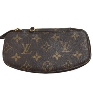 LOUIS VUITTON Pouch M47352 Monogram canvas Brown Jewelry box Monogram posh monte carlo mens Used | AlmaBagz