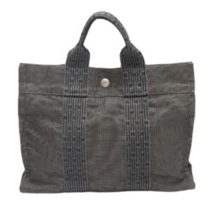 HERMES Tote Bag Polyamide polyester gray Her Line PM Women(Unisex) Used | AlmaBagz