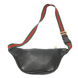 GUCCI Waist bag 527792 leather black Waist pouch unisex(Unisex) Used | AlmaBagz