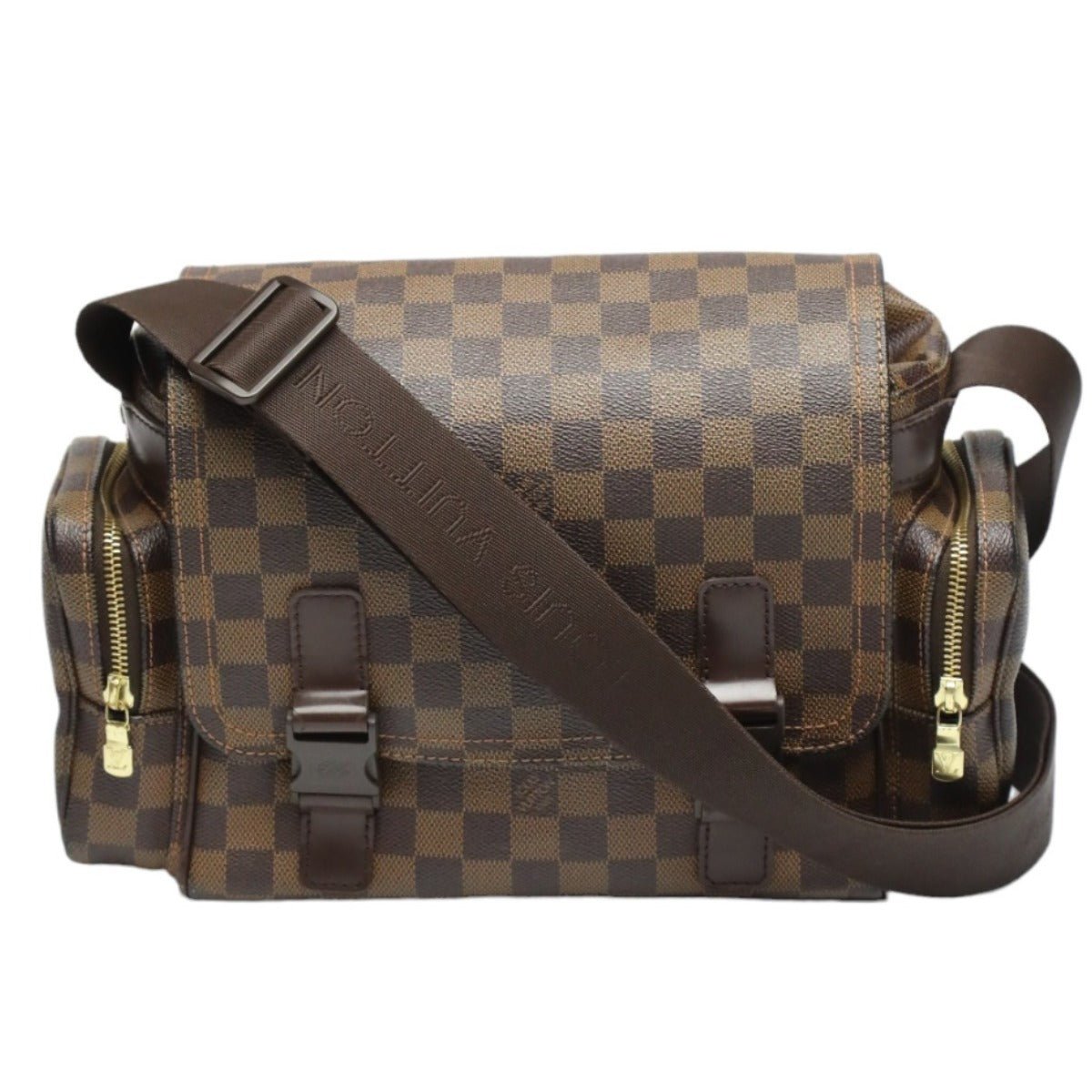 LOUIS VUITTON Shoulder Bag Damier canvas Brown Damier Reporter Melville | AlmaBagz - Image 27