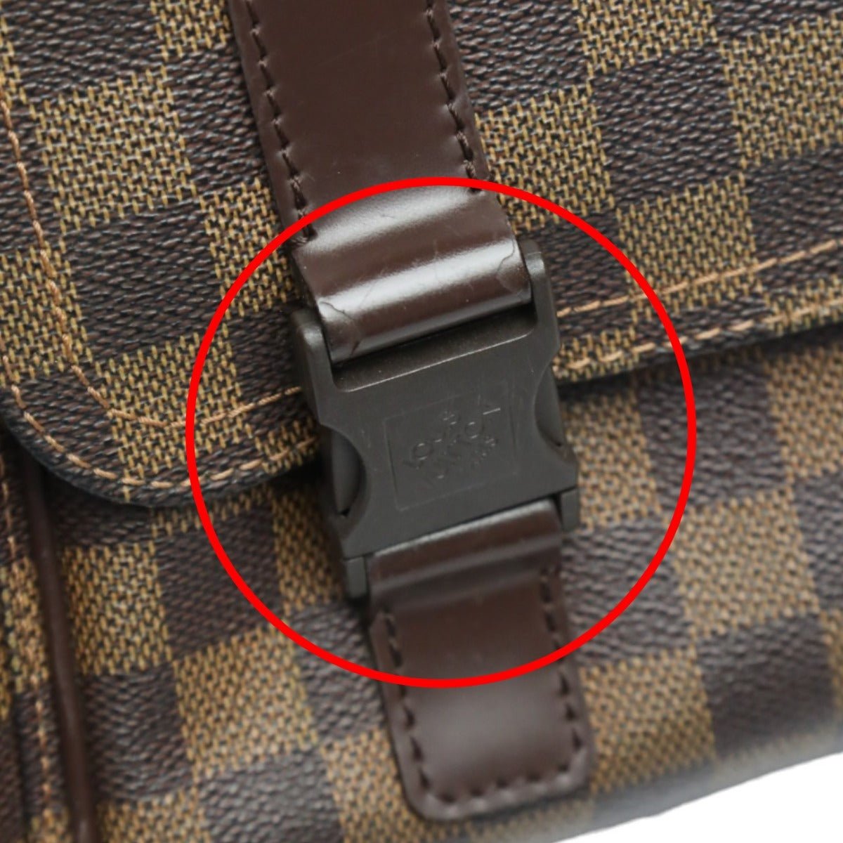 LOUIS VUITTON Shoulder Bag Damier canvas Brown Damier Reporter Melville | AlmaBagz - Image 11