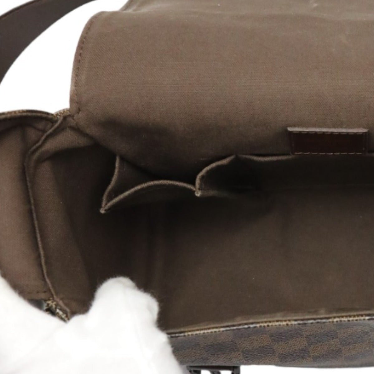 LOUIS VUITTON Shoulder Bag Damier canvas Brown Damier Reporter Melville | AlmaBagz - Image 16