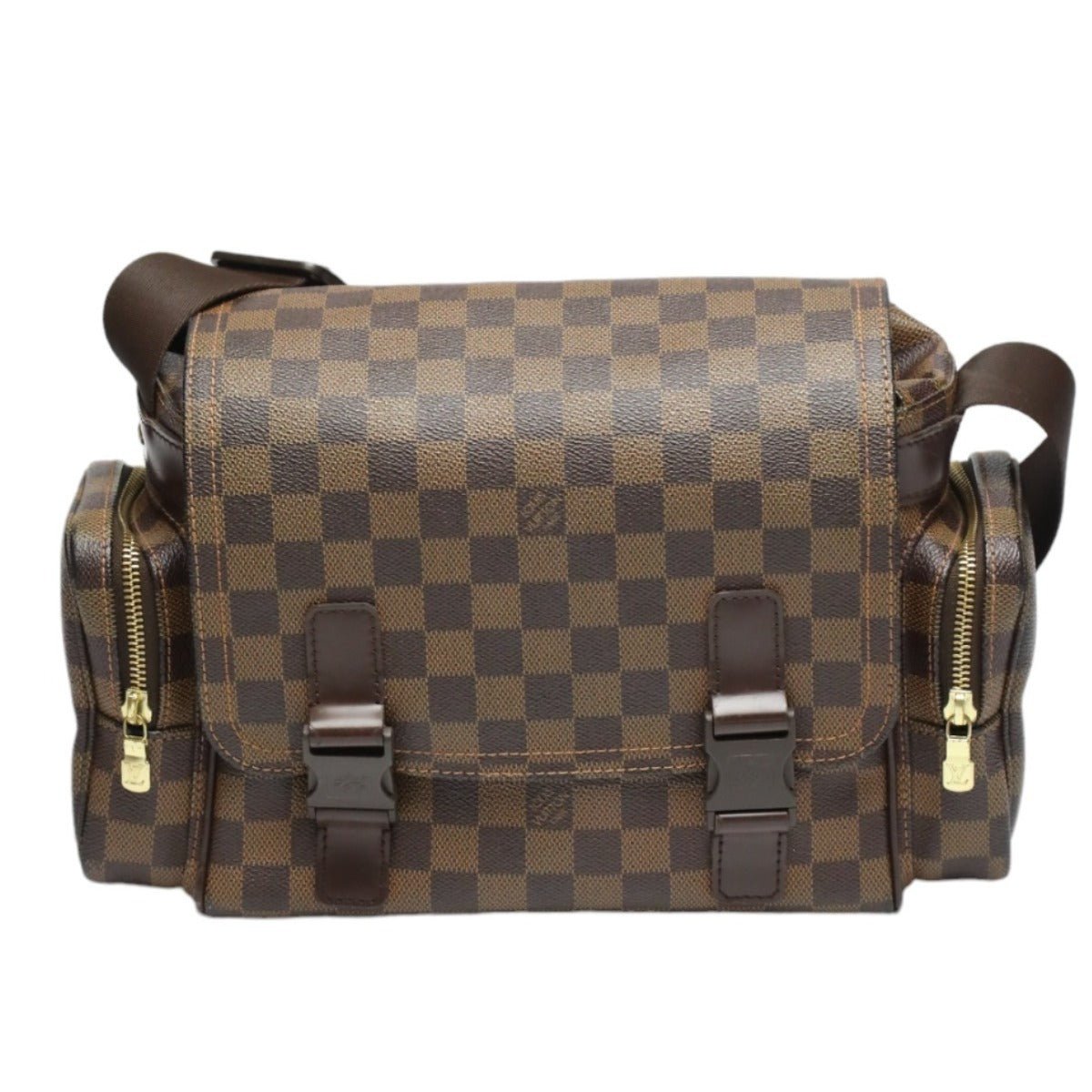 LOUIS VUITTON Shoulder Bag Damier canvas Brown Damier Reporter Melville | AlmaBagz
