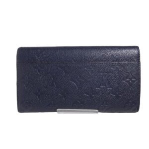 LOUIS VUITTON Long Wallet Purse M62125 Monogram Ann Platt Marine Rouge Portefeuille Sarah Ann Platt Coin purse with Card Case Women Used | AlmaBagz