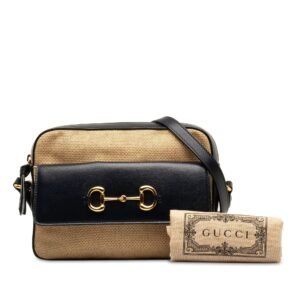 Gucci Horsebit 1955 Brown Canvas | AlmaBagz