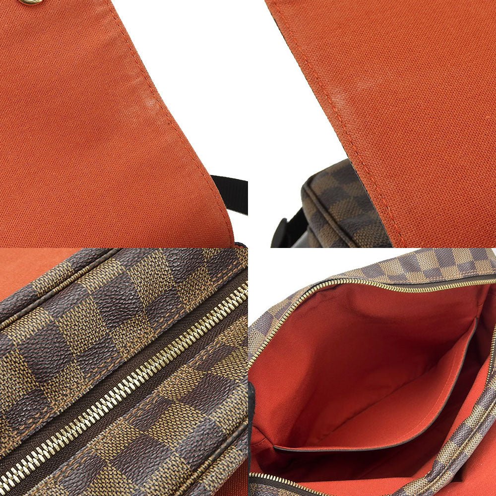 LOUIS VUITTON Shoulder Bag N45255 Damier Brown Naviglio mens Used | AlmaBagz - Image 6