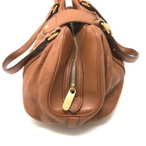 LOUIS VUITTON Shoulder Bag M97052 monogram mahina leather cognac Mahina Runner PM Women Used | AlmaBagz
