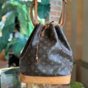 LOUIS VUITTON Noe Large Brown Monogram Canvas Bag | AlmaBagz