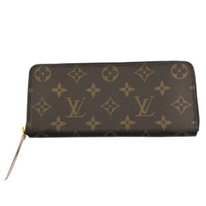 LOUIS VUITTON Long Wallet Purse M61298 Monogram canvas Rose valerine Clemence Monogram Rose valerine Women Used | AlmaBagz