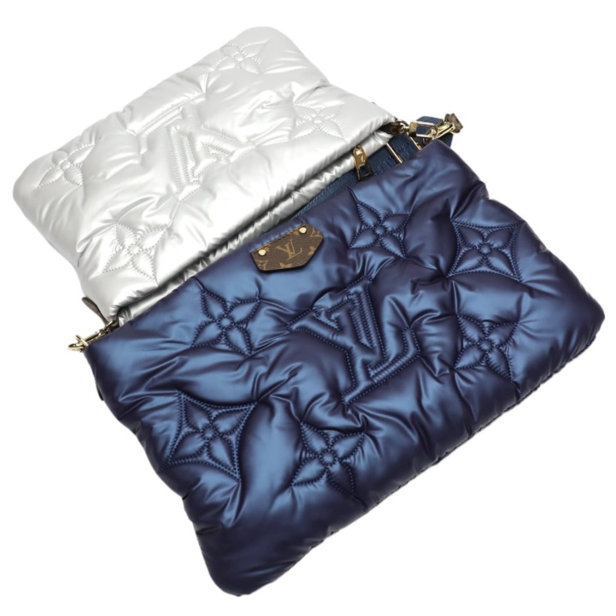 LOUIS VUITTON Shoulder Bag M21057 Monogram canvas Recycled nylon Navy/Silver Bags and pouches Monogram Maximulti Pochette Accessory Women Used | AlmaBagz - Image 10