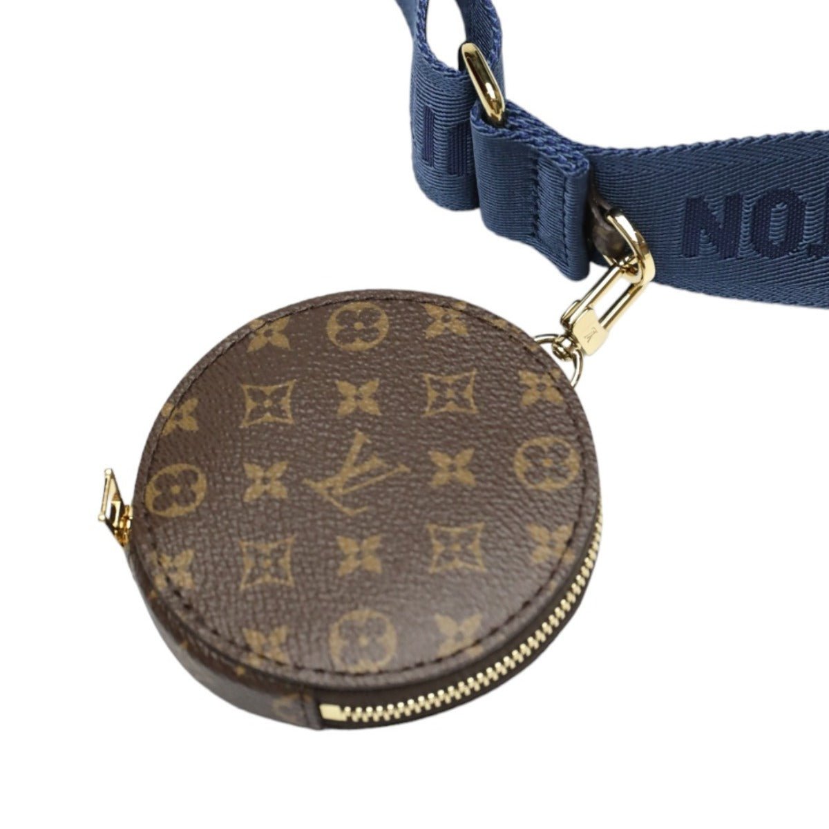 LOUIS VUITTON Shoulder Bag M21057 Monogram canvas Recycled nylon Navy/Silver Bags and pouches Monogram Maximulti Pochette Accessory Women Used | AlmaBagz - Image 12