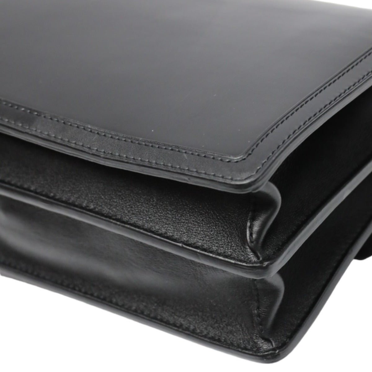 LOUIS VUITTON Shoulder Bag M55821 Calf leather Noir Chain LV Lock Dauphine MM Women Used | AlmaBagz - Image 8