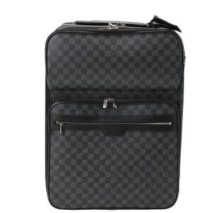 LOUIS VUITTON Carry Bag N23300 Damier Grafitto Canvas gray Travel bag on casters Damier Pegas 55 unisex(Unisex) Used | AlmaBagz