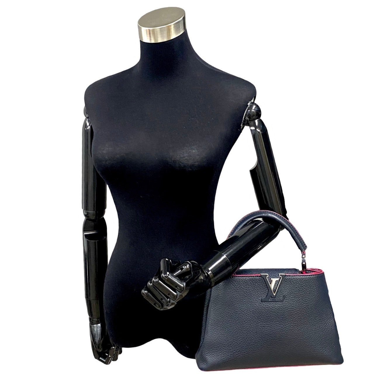 LOUIS VUITTON Shoulder Bag leather black Capusine BB | AlmaBagz - Image 2